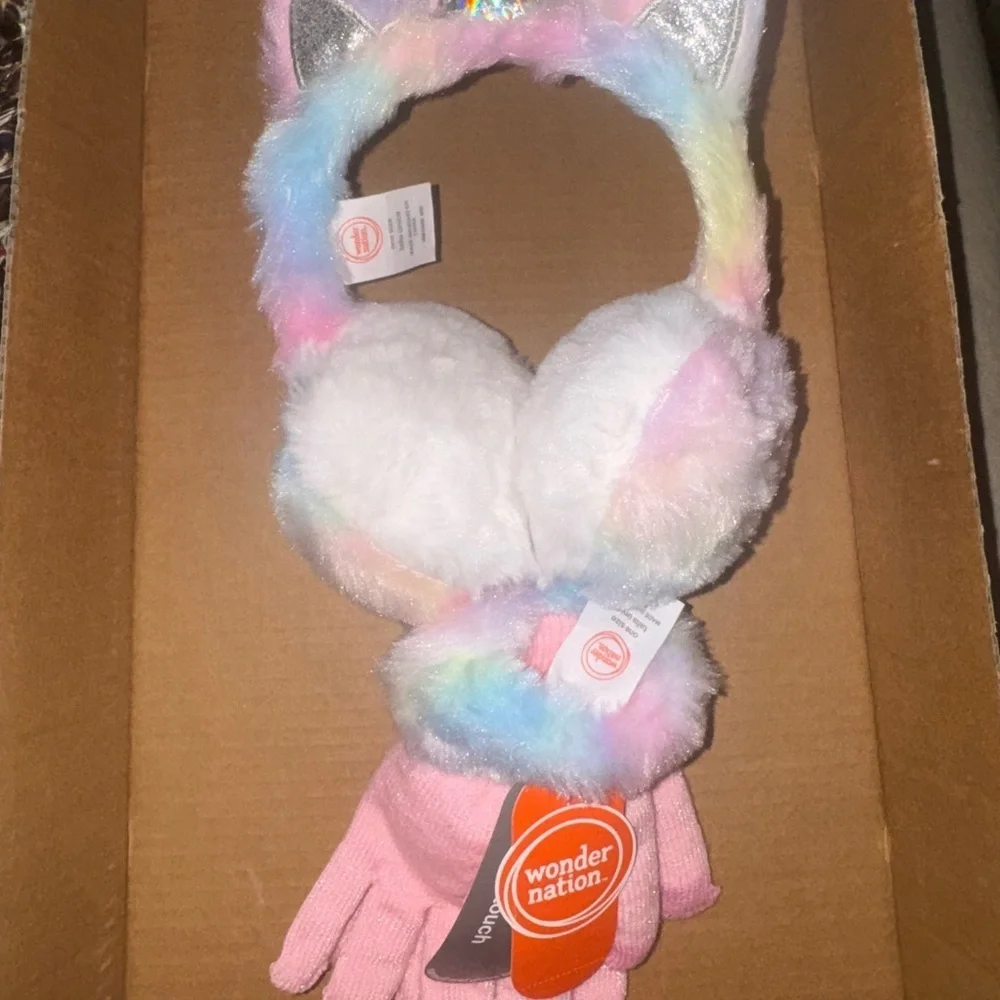 Wonder Nation Pink Mittens Cozy Accessories